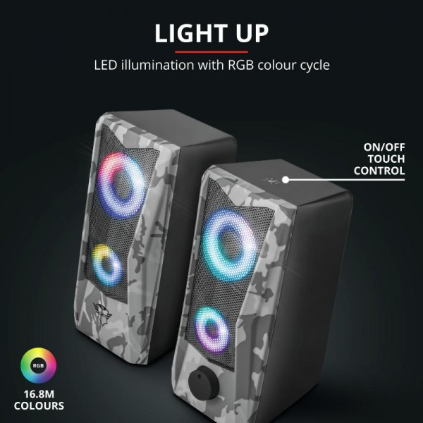 Trust GXT 606 Javv RGB Speaker Set 2.0