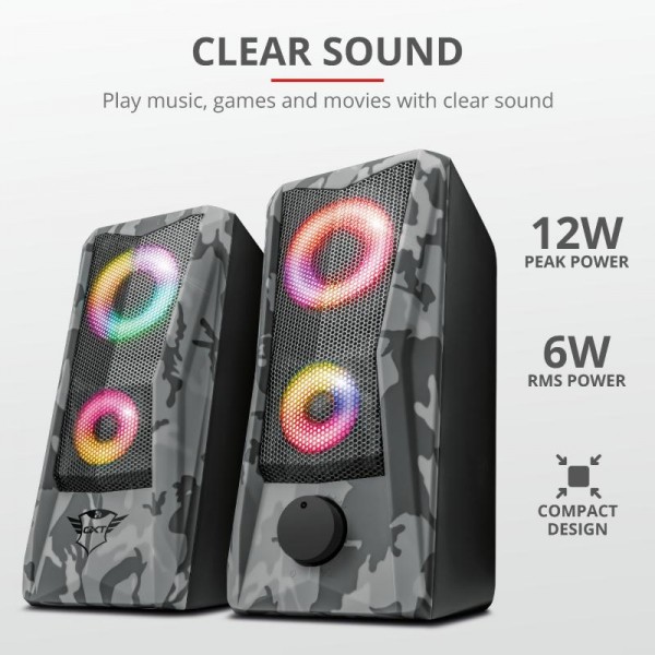 Trust GXT 606 Javv RGB Speaker Set 2.0