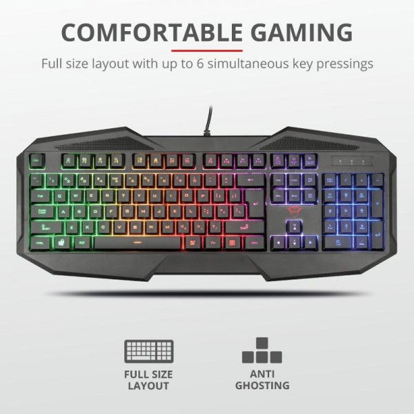 Trust GXT 830-RW Avonn Gaming Keyboard