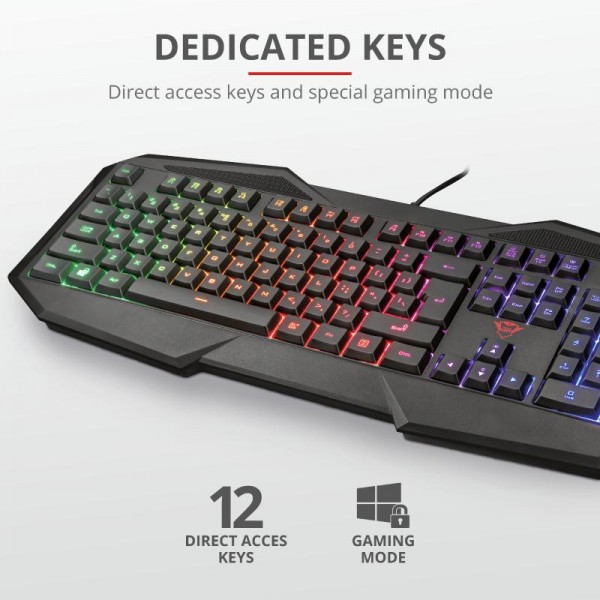 Trust GXT 830-RW Avonn Gaming Keyboard