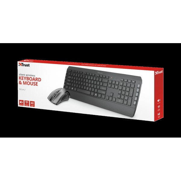 Trust Kit Wireless keyboard+mouse Tecla2