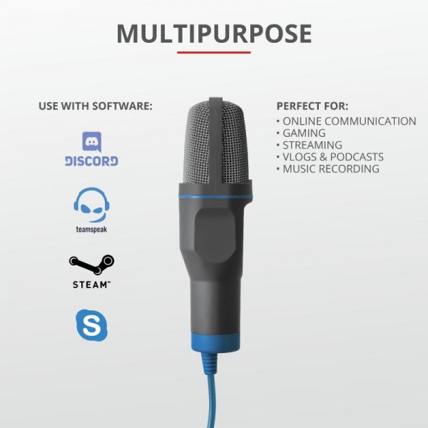 Trust Mico USB Microphone for PC/laptop