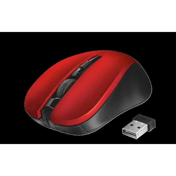 Trust Mydo Silent Click Wi Mouse Red