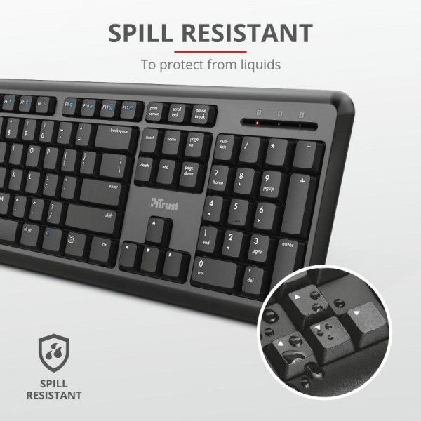 Trust ODY Wireless Silent Keyboard+Mouse