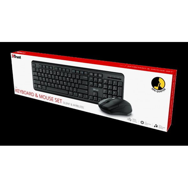 Trust ODY Wireless Silent Keyboard+Mouse