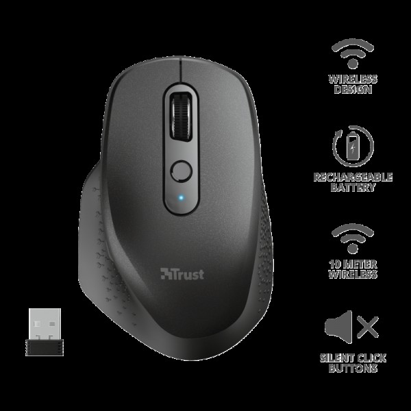 Trust Ozaa Rechargeable Wireless Mouse