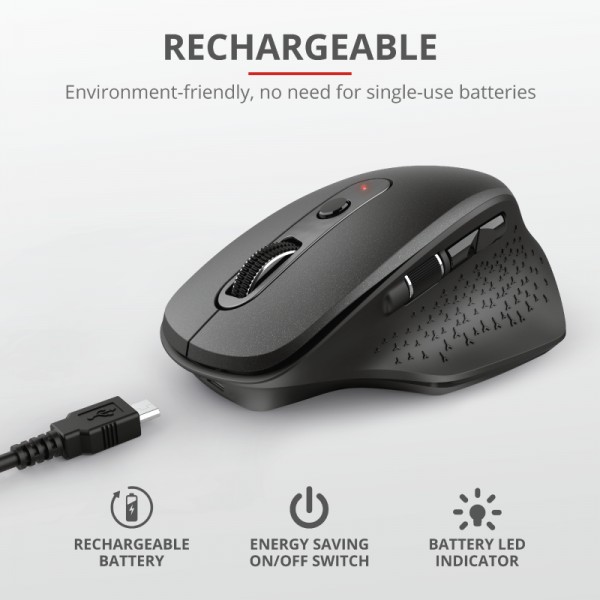 Trust Ozaa Rechargeable Wireless Mouse