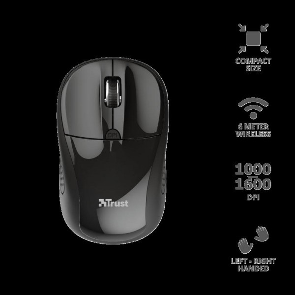 Trust Primo Wireless Mouse - black