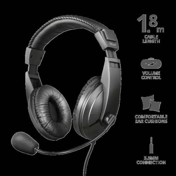 Trust Quasar Headset for PC and laptop