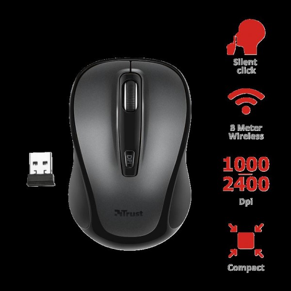 Trust Siero Silent Click Wireless Mouse