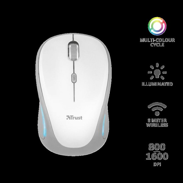 Trust Yvi FX Wireless Mouse - white