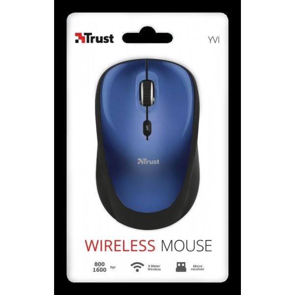 Trust Yvi Wireless Mouse - blue