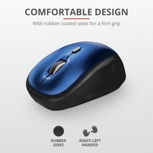 Trust Yvi Wireless Mouse - blue