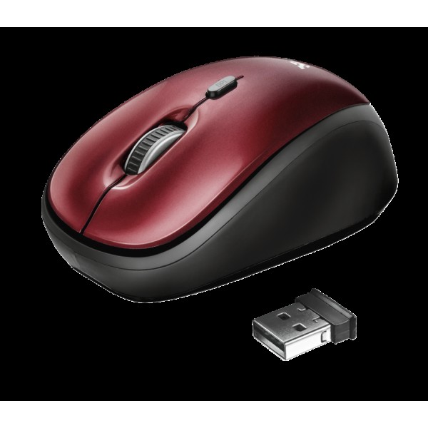 Trust Yvi Wireless Mouse - red