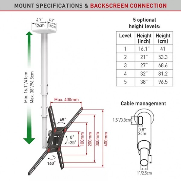 TV MOUNT PLAT/CURBAT BARKAN 29