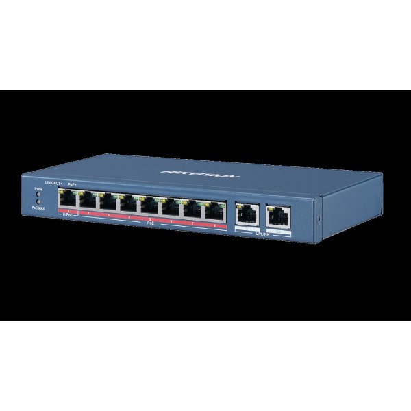 UNMANAGED NETWORK SWITCH 8X POE PORTS