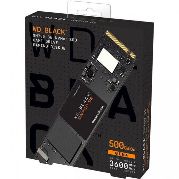 WD SSD 500GB BLACK NVME WDS500G1B0E