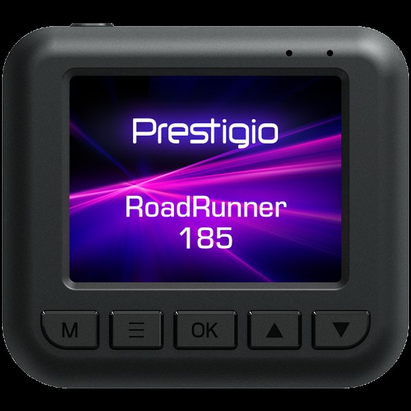 Prestigio RoadRunner 185, 2.0'' IPS (320x240) display, FHD 1920x1080@30fps, HD 1280x720@30fps, Jieli AC5601, 2 MP CMOS GC2053 image sensor, 2 MP camera, 140° Viewing Angle, Micro USB, 180 mAh, Night Vision, Motion Detection, G-sensor, Cyclic Recording, co