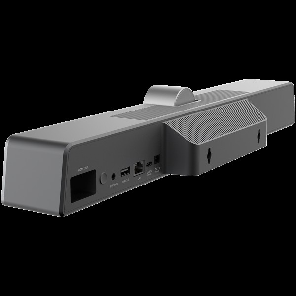 Prestigio Solutions VCS Collaboration Bar Alpha: UHD, 12MP, 6 mic, 12m (Range), Connection via USB Type-C or AUX