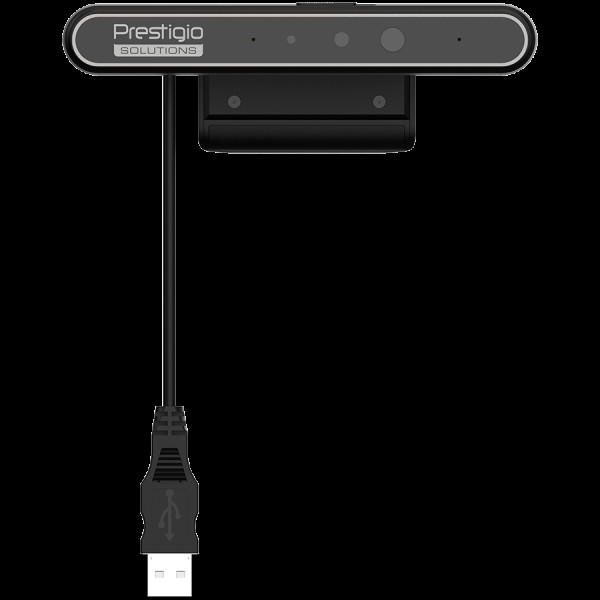 Prestigio Solutions VCS Windows Hello Camera: FHD, 2MP, 2 mic, 1m (Range), Connection via USB 3.0