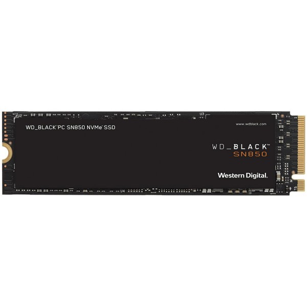 SSD WD Black SN850 1TB M.2 2280 PCIe Gen4 x4 NVMe, Read/Write: 7000/5300 MBps, IOPS 1000K/720K, TBW: 600