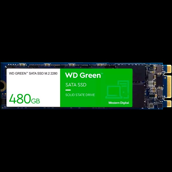 SSD WD Green 480GB SATA 6Gbps, M.2 2280, Read: 545 MBps