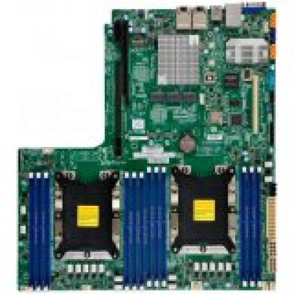 Supermicro Motherboard MBD-X11DPH-I 2xLGA 3647, Intel C621, 16xDDR4, 2x1GbE LAN, 10xSATA3 (6Gbps) RAID 0,1,5,10, 7xUSB 3.0, 1xVGA, 1xCOM, 3xPCI-E 3.0 x16 + 4xPCI-E 3.0 x8, E-ATX, Ret.