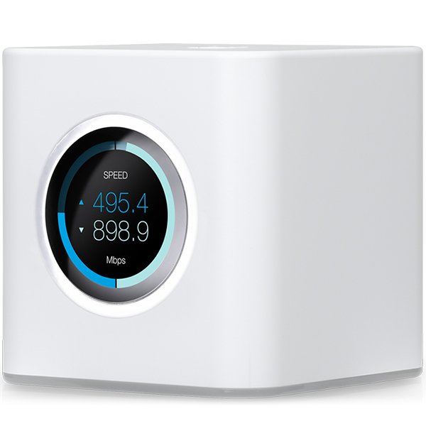 Ubiquiti AmpliFI HD Mesh Router, Dual-Band 802.11AC 3X3 MIMO Wi-Fi, Wi-Fi/Gigabit Ethernet (1) WAN, (4) LAN, 802.11ac 13 Mbps to 1300 Mbps,6.5 Mbps to 450 Mbps