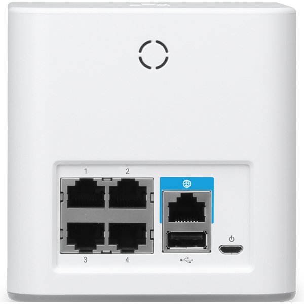 Ubiquiti AmpliFI HD Mesh Router, Dual-Band 802.11AC 3X3 MIMO Wi-Fi, Wi-Fi/Gigabit Ethernet (1) WAN, (4) LAN, 802.11ac 13 Mbps to 1300 Mbps,6.5 Mbps to 450 Mbps