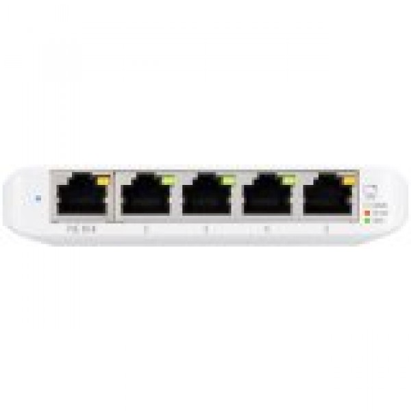 Ubiquiti USW-Flex-Mini-3 5-Port managed Gigabit Ethernet switch powered by 802.3af/at PoE or 5V, 1A USB-C power adapter, 3 pack