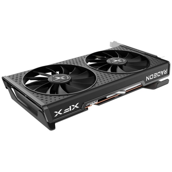 XFX Video Card AMD Radeon RX-6500XT QUICK Black Edition 4GB GDDR6 128bit, 2825MHz / 18Gbps, 1x DP, 1x HDMI, 2 fan, 2 slot